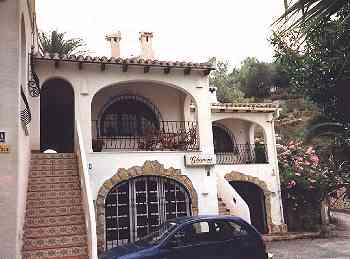 House to rent for holiday in Moraira near Benidorm in Spain